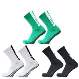 Chaussettes de sport New Sports Football Chaussettes Hommes Femmes Silicone Anti Slip Grip Soccer Chaussettes calcetas antideslizantes de futbol J230517