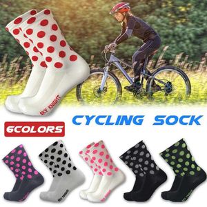 Chaussettes de sport NEW Wave Point Cyclisme Chaussettes d'équitation Sports de plein air Chaussettes de compression Cyclisme Protéger les pieds Respirant Mèche T221019