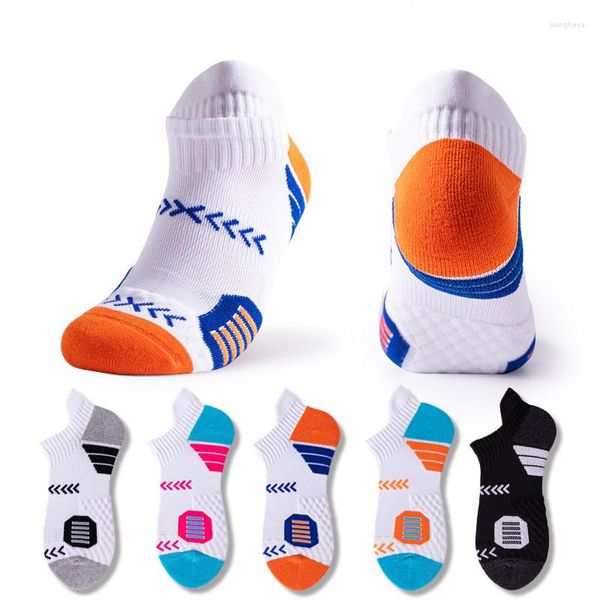 Chaussettes de sport professionnel hommes éponge rembourré antidérapant basket court Tube course sueur absorbant respirant déodorant