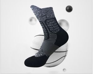 Chaussettes de sport chaussettes de basket-ball professionnelles d'entraînement de course à pied pour hommes dans le tube