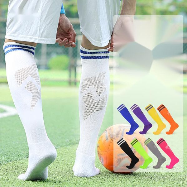Chaussettes de sport professionnelles à fond épais, confortables et résistantes, à manches longues, chaussettes de Football