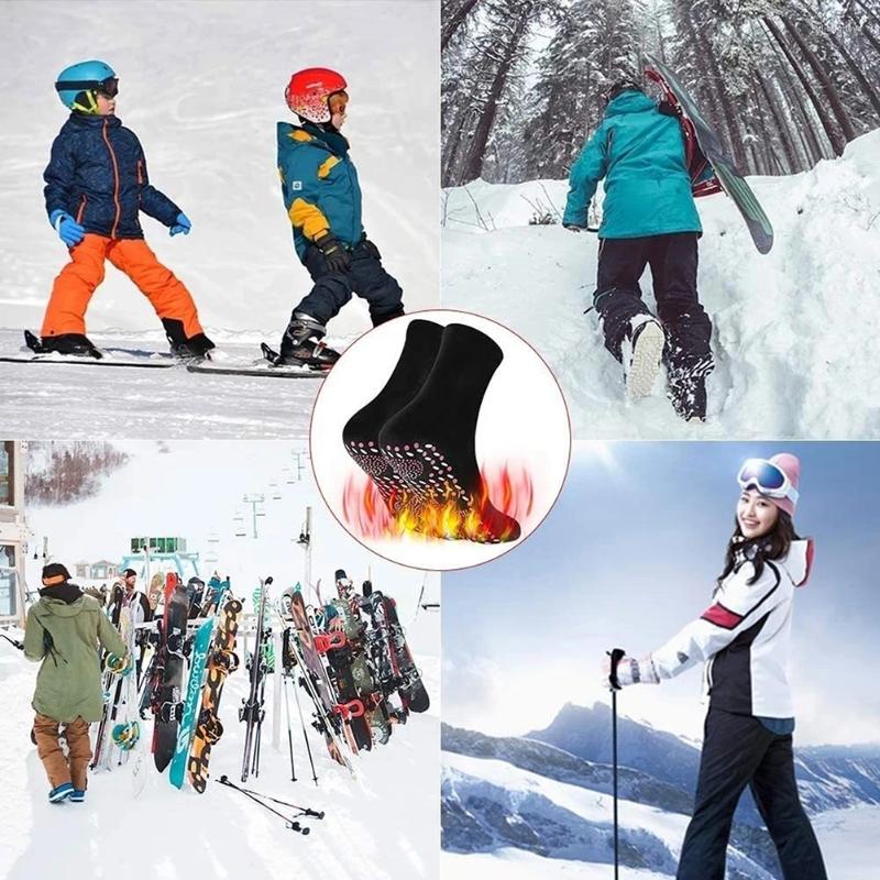 Spor çorapları Kendi kendine ısıtma Sağlık hizmetleri, kayak snowboardunu kayak için kaymaz yorgun sıcak progresyonu rahatlatın