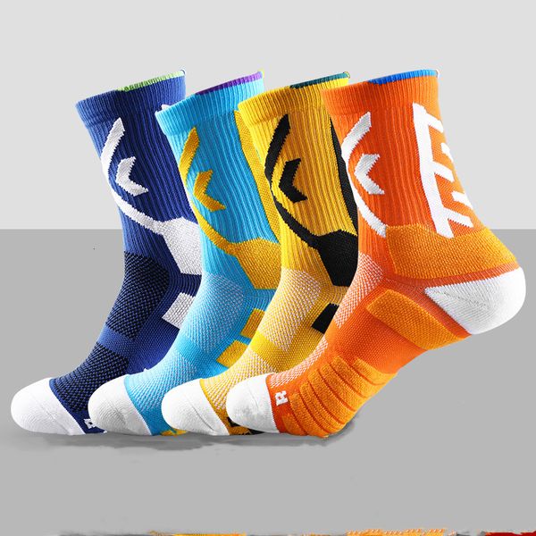 Chaussettes de sport Vente de basket-ball professionnel Sport pour enfants Hommes Cyclisme en plein air Escalade Course à séchage rapide Respirant Adulte Antidérapant 230413