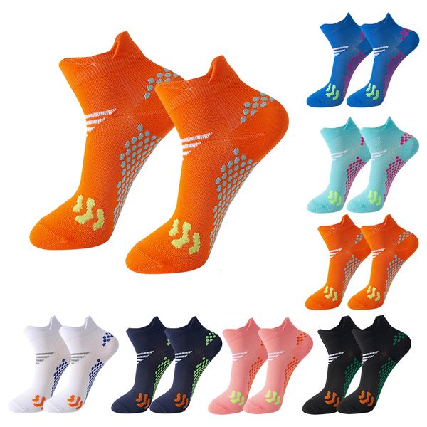 Спортивные носки Короткие уличные мужские и женские противоскользящие футбольные носки для новых игр, дышащие, впитывающие пот, футбольные 230918