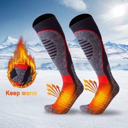 Chaussettes de sport Ski hiver thermique épaissir longue chaussette en plein air garder au chaud cyclisme course randonnée ski pour homme 230821