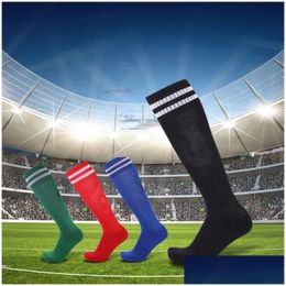 Calcetines deportivos para hombres de alta calidad para mujeres para niños profesionales de fútbol fútbol portátil de rodilla transpirable