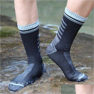 Sports Socks Waterproof Adend Outdoor Walking Shoes Wade Cam Winter Skiing Sock Riding Snew Warm L221026 Drop Delivery Outdoors Athlet Dhdn1