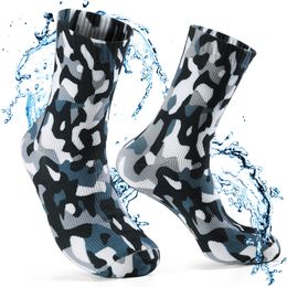 Chaussettes de sport imperméables pour hommes, chaussettes thermiques de neige chaude, MEMBRANES PORELLE, Snowboard, cyclisme, Ski, vélo, hiver, vert armée 230830