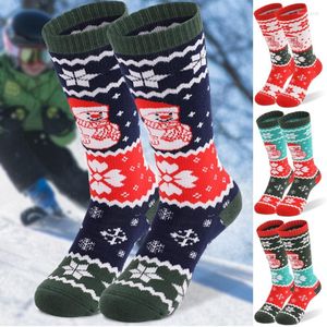 Chaussettes de sport hiver enfants chaud épaissi Ski randonnée en plein air bas respirants snowboard escalade doux thermique