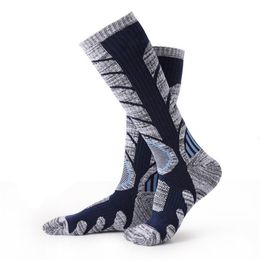 Meias esportivas inverno algodão térmica meias de esqui esportes snowboard caminhadas ciclismo meias termosocks perna aquecedores de esqui para homens mulheres rb3301 230904