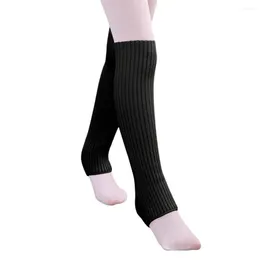 Chaussettes de sport d'hiver pour filles, Leggings de danse, tuyau de Fitness, à poils longs, hauts, épais, Ballet chaud