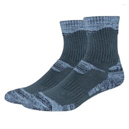 Chaussettes de sport hiver unisexe coton chaud Ski course cyclisme thermique escalade randonnée 2 paires/lot hommes femmes