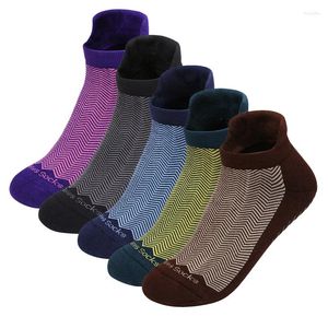 Chaussettes de Sport pour femmes, Yoga, Pilates, athlétique, coton peigné, maille antidérapante, respirante, Fitness, piste de danse, cheville