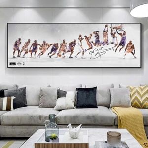 Toile d'art d'étoile de sport, affiches et imprimés de joueur de basket-ball, images d'art murales pour salon d'adolescent, décoration de la maison, 290M