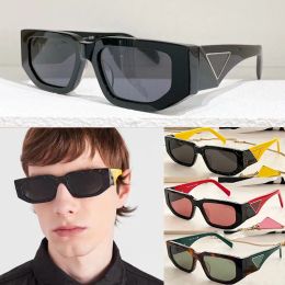 Gafas de sol deportivas Designer Symbole Gafas de sol tridimensional triangolo signature opr09 Hombre Mujer Playa Retro rectángulo negro Marco pequeño Lujo Calidad superior