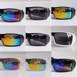 Gafas de sol deportivas para hombres Gafas de ciclismo grandes con lentes de espejo UV400 9 colores Tonos de marca