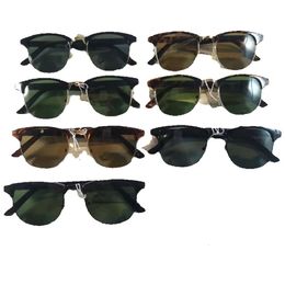 Sport zonnebrillen voor mannen Designer dames vintage glazen klassieke UV -bescherming Rijglazen 18 stijl