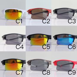 Lunettes de soleil sportives Half-Frame Factory Eyewear Men Bicycle and Driving Sun Gernes Cycling Goggles 9009
