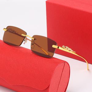 Gafas de sol deportivas polarizadas para mujeres, hombres, gafas sin montura, diseño clásico de textura de metal, láminas doradas y grises, fiesta elegante de metal, moda de playa