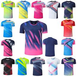 Sport Tennis Shirts Mannen Vrouwen Kids badminton t-shirts voor Jongen tafeltennis Shirt Meisjes Ping Pong Jerseys gym voetbal 240312