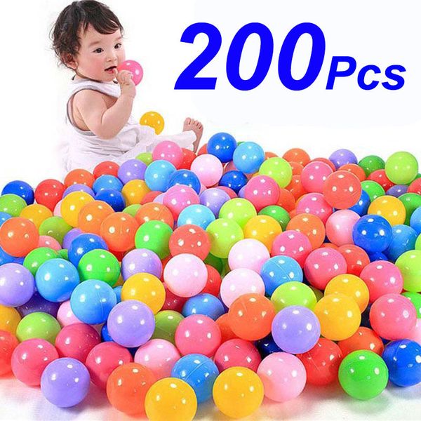 Jouets de sport 100150200PCS Ballon de sport en plein air Coloré Piscine d'eau douce Ocean Wave Ball Bébé Enfants Funny Toys EcoFriendly Stress Air Ball 230417