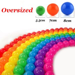 Sports Toys 50/100 pcs 5.5/7/8 cm Eco-Friendly Colorful Soft Plastic Ocean Ball Pool Tent Fun Toy Baby Crawling Children Kid Gifts Outdoor 230410