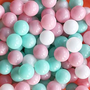 Jouets de sport balles de fosse à balles en plastique anti-écrasement jouet Macaron océan 2.15 pouces 100 pièces