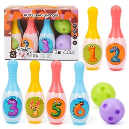 Sportspeelgoed Bowlingset Educatief speelgoed voor kinderen Peuters Dierennummer Leren Binnen Buitensporten Spelletjes Speelgoed voor kinderen Babycadeau 231023