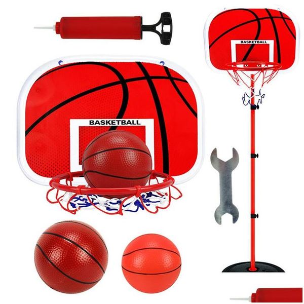 Juguetes deportivos para niños Soporte de baloncesto de 150 cm para niños Set ajustable ajustable Kit Drop entrega Regalos Jugar Dhuaj