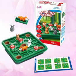 Jouets de sport Jump in Cognitive Skill Building Travel Puzzle Game for Kids and Adults Ages 7 Up 60 Challenges Travel Friendly Case 230520