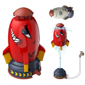Sports Toys Rocket er Outdoor Water Pressure Lift Sprinkler Toy Fun Interaction In Garden Lawn Spray for Kids 230511