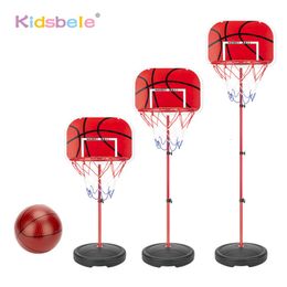 Sports Toys Toddler Réglable Basketball Hoop 63150CM Stand Rack pour Enfants Bébé En Plein Air Intérieur Ball Sport Backboard Rim Shoot Enfants Jouet 230311