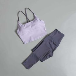 Sport ondergoed dames zomer premium sling fitness hardloop bra yoga suit schoonheid terug vest met kussen