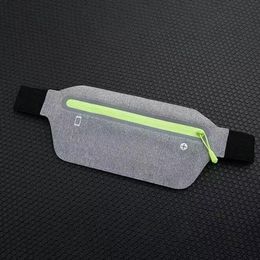 Sac de taille sportive Unisexe Outdoor Running Equipment Pouche Splash Proof Mobile Phone Tephner Mini Gym Belt Sac Pack