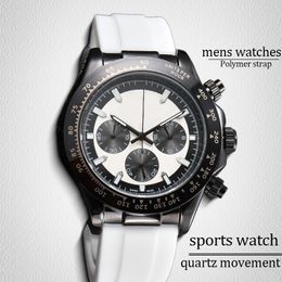 Sports Watch Designer Watche Man Watch Quartz High Quality 40mm Steel Round Watch Case WatchStrap Casual Cased Classic Style Mouvement Femmes