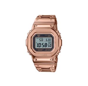 Reloj deportivo para hombre, reloj de viaje, sincronización multifuncional, banda de oro rosa, resistente al agua