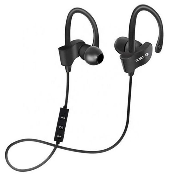 Écouteurs sans fil Bluetooth 4.1, casque d'écoute pour sport, course à pied, musique stéréo, Mini bouchons d'oreille universels à double entrée, crochets d'oreille suspendus