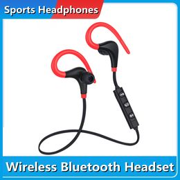 Auriculares deportivos inalámbricos con Bluetooth para correr, auriculares de música estéreo, miniauriculares universales con ganchos para las orejas, auriculares HIFI
