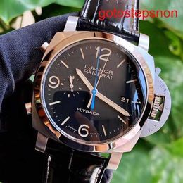 Sports Wrist Watch Panerai Mens Serie Luminor Watch Mechanical Watch 44mm Negro PAM00524