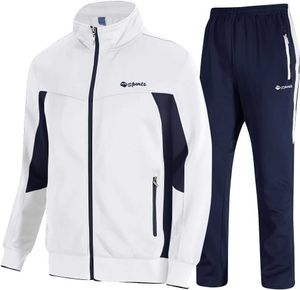 Sportswear for Men Sports Sweat-shirt zip décontracté.Mens Athleisure Suit 1