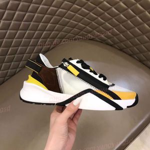 Sportief Stijlvolle Designer Merken Heren FLOW Sneakers Schoen Heren Loopschoenen Mesh Ademend Man Rits Skateboard Rubberen Zool Tech Stoffen Trainer Outdoor Sneaker