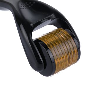 Spot 540 micronaaldroller huidnaaldroller thuis import schoonheidsinstrument zwart handvat gele roller
