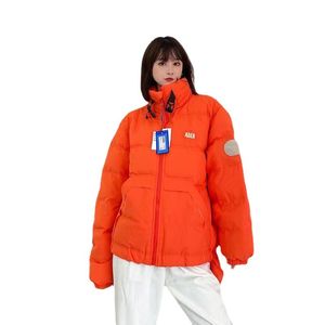 Dames Down Parkas Spot Ader Lange en korte mouw Warmte Dunne verborgen witte eend naar beneden jas oversized paren hetzelfde model