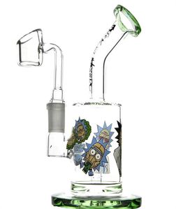 Spot kleur sticker waterpijp glazen buis borosilicaat sticker roken set dab rig 14 mm gewricht maat