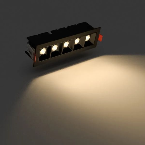 Spot Kitchen LED Downlight Spotlight Cadre de plafonnier anti-éclat AC110V / 220V 30W SPOTS RECHÉDÉS SPEILS POUR LA DÉCOR DE LA ROCH