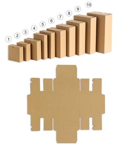 Cajas de cajones plegables personalizadas de Spot Kraft Cajas de cajones plegables.
