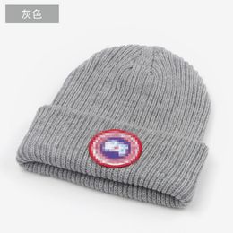 Spot vendant un chapeau en tricot en tricot d'automne et d'hiver pour hommes en Europe et en Amérique, Hat à laine électrique Bordeuse de compasse standard Baotou Baotou Cold.