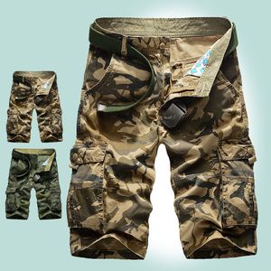 Spot Shorts Zomer Heren Camouflage Tooling Effen Kleur Rits Multi Bag Vijf Punt Casual Broek voor Heren