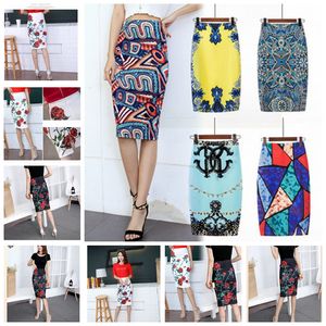 Spotrokken Europees straattemperamentpakket Hip Slim Fashion Printing Casual Rok Ondersteuning Mixed Batch