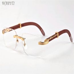 Spot zonnebril voor dames klassieke heren buffelhoorn bril houten zonnebril voor man wordt geleverd met dozen lunettes gafas de sol273K